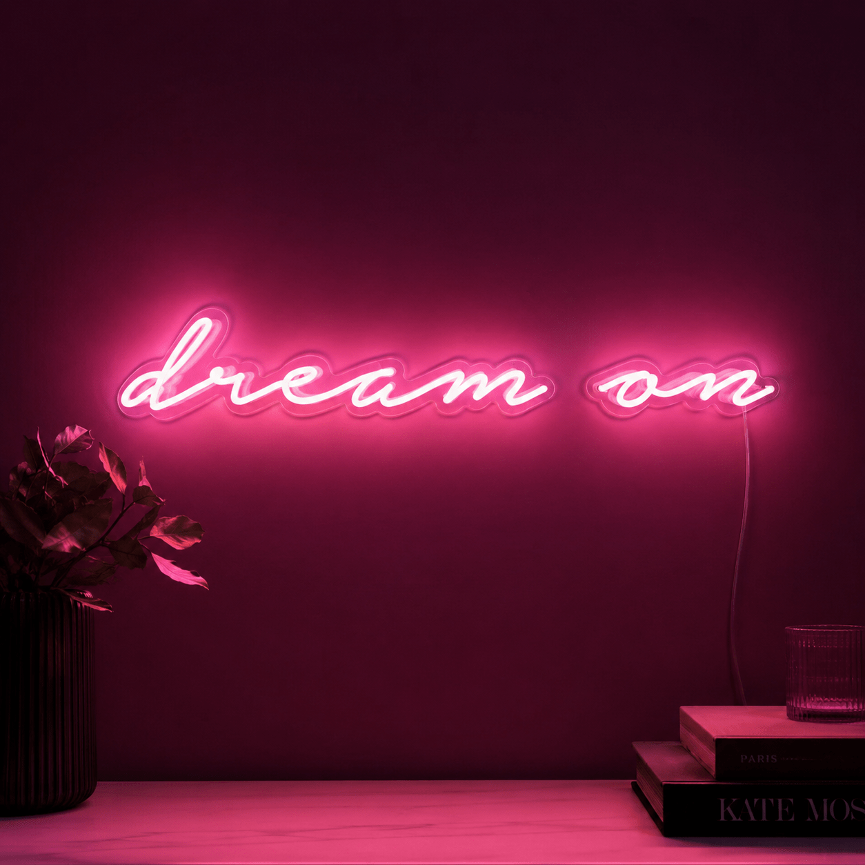 Dream On LED Neon Sign Home Wall Art - Shineneon