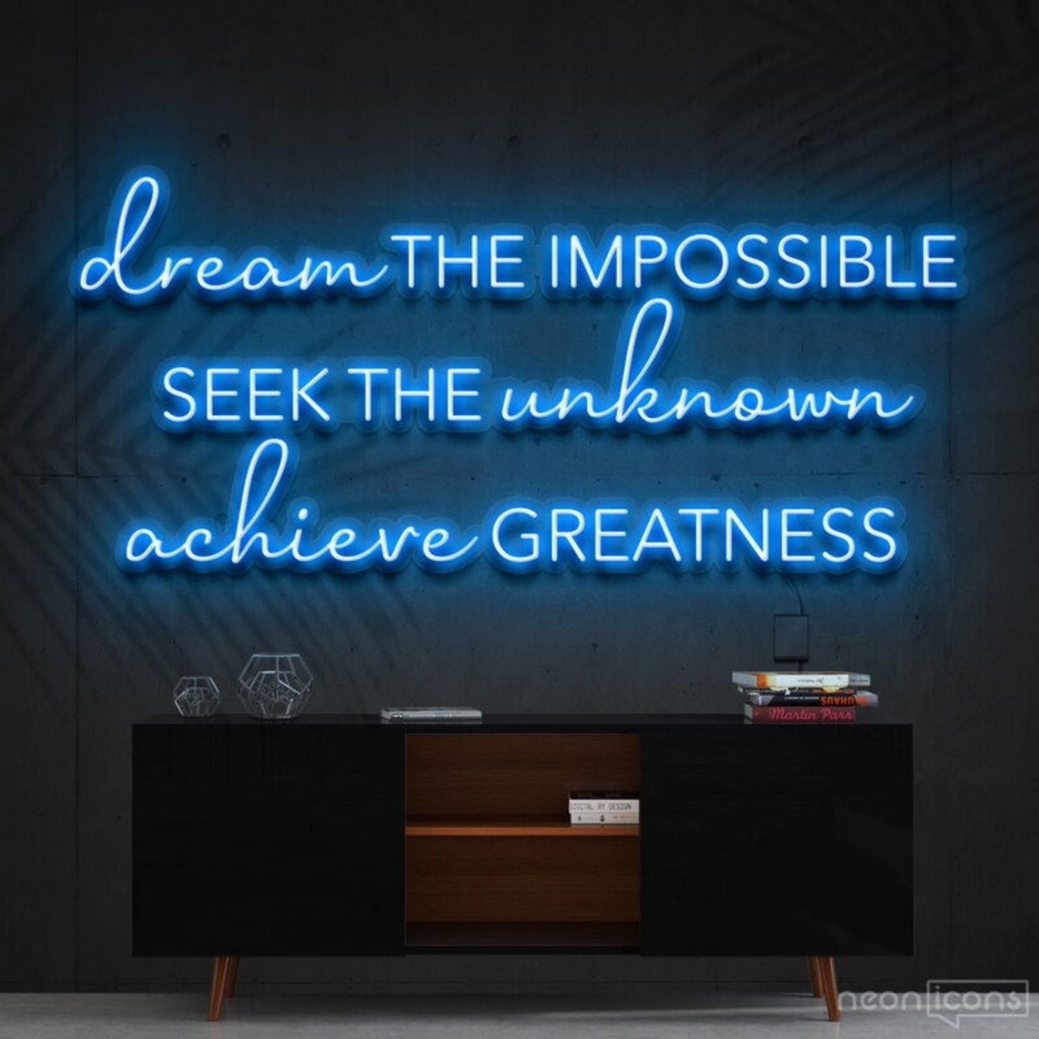 Dream The Impossible Led Neon Sign Finspirational Spaces - Shineneon