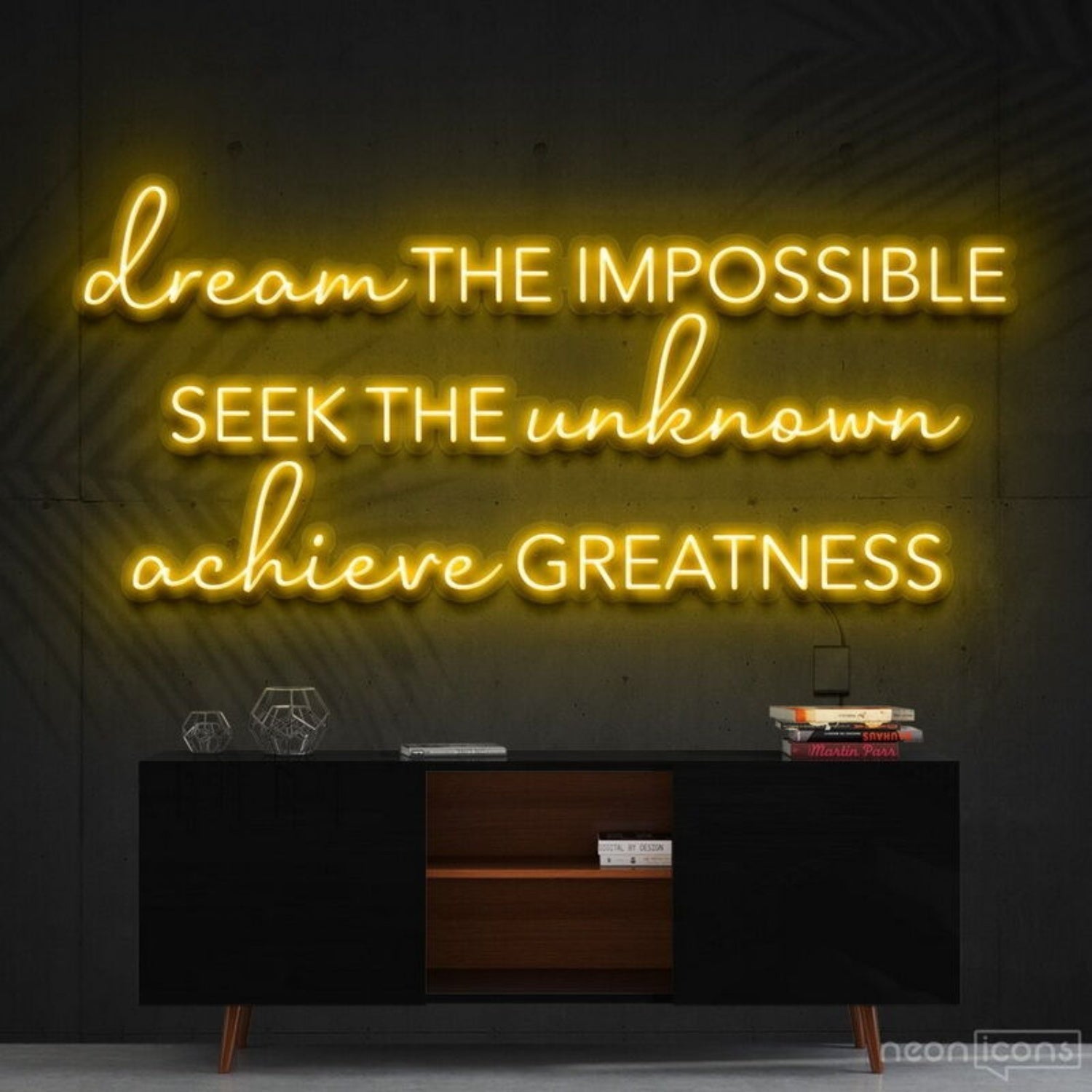Dream The Impossible Led Neon Sign Finspirational Spaces - Shineneon