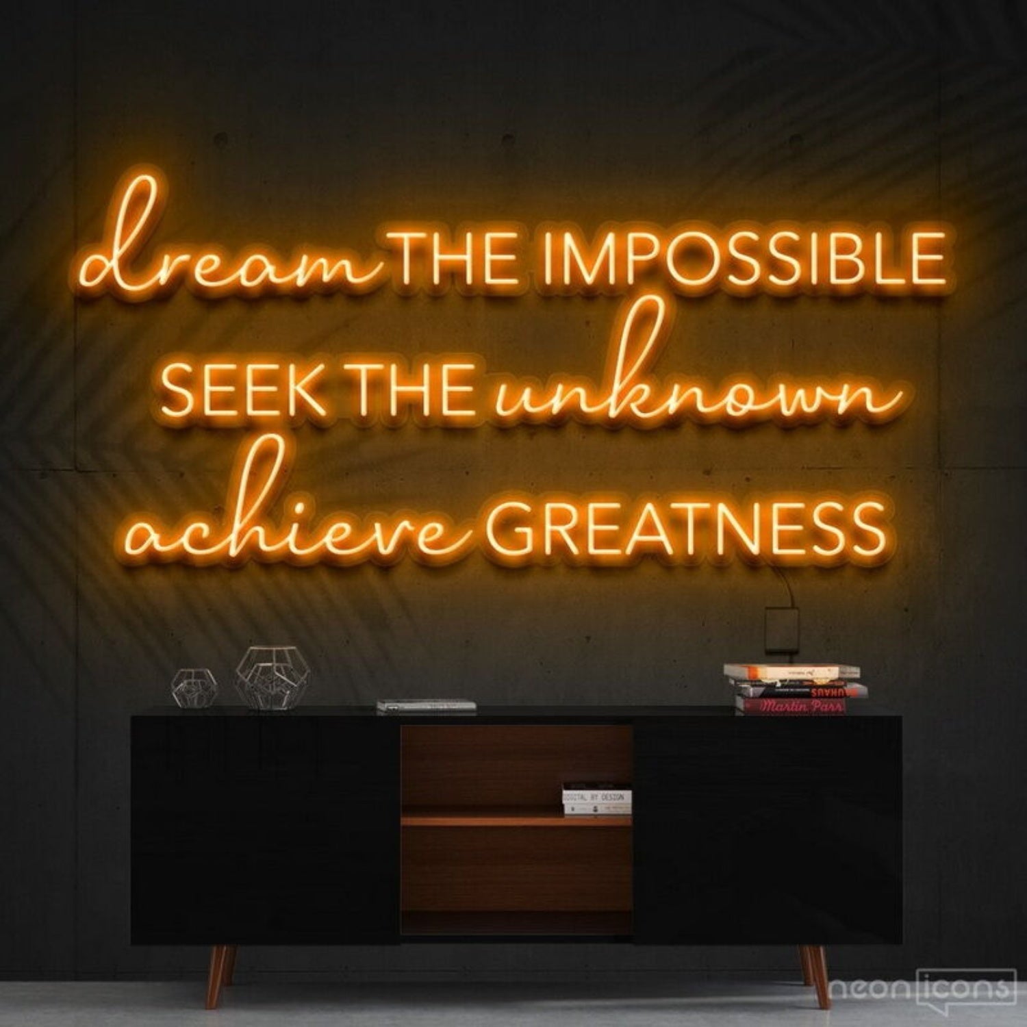 Dream The Impossible Led Neon Sign Finspirational Spaces - Shineneon