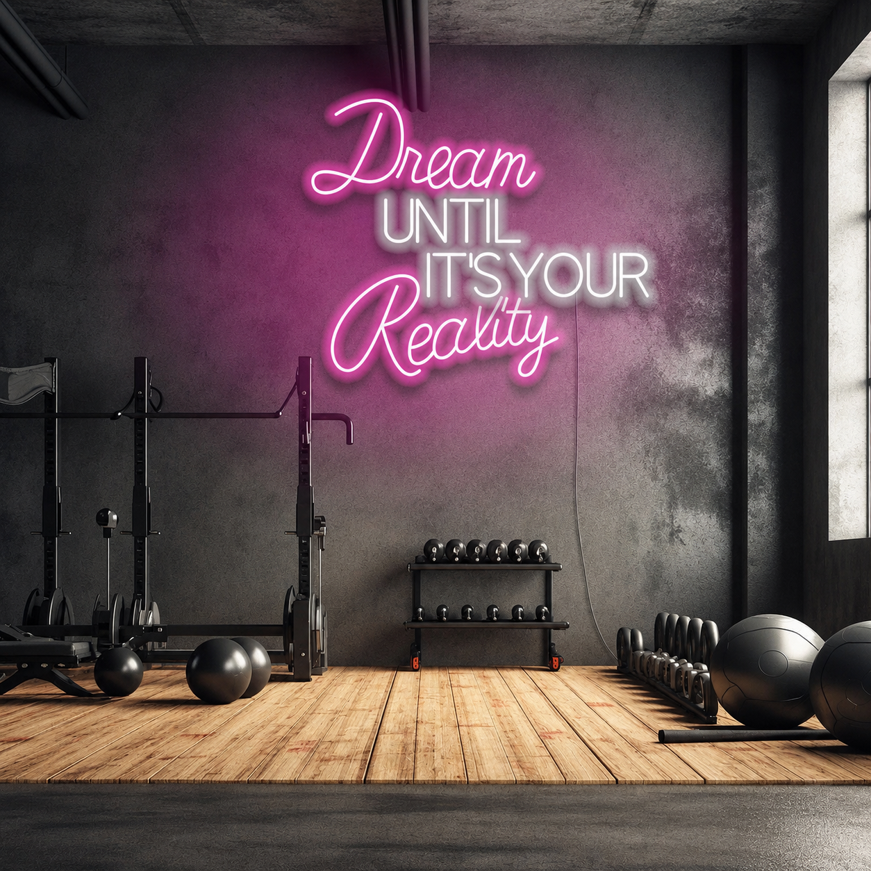 Dream Until It S Your Reality LED Neon Sign Home Decor - 01 Original Product Image