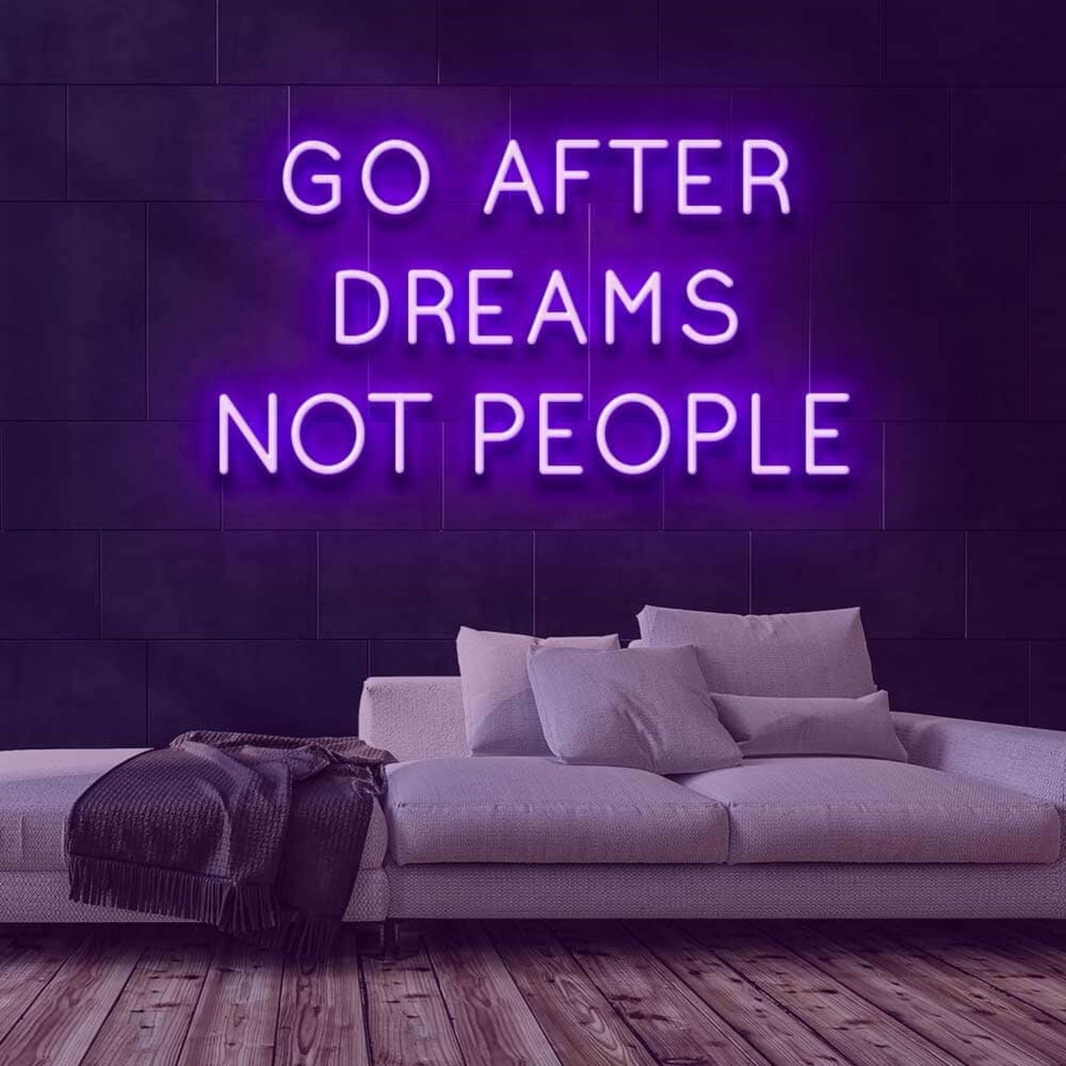Dreams Not People Led Neon Sign - Shineneon