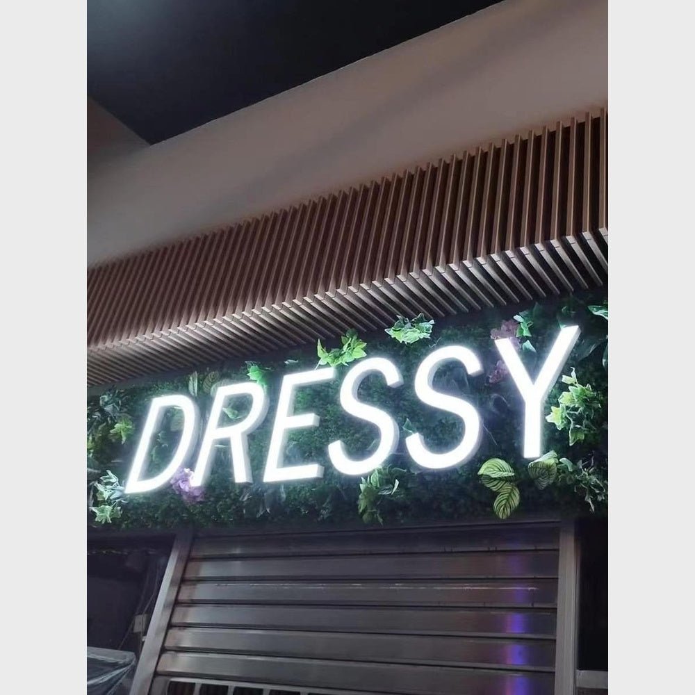 Dressy 3D Frontlit Channel Letters Led Light Sign - Shineneon