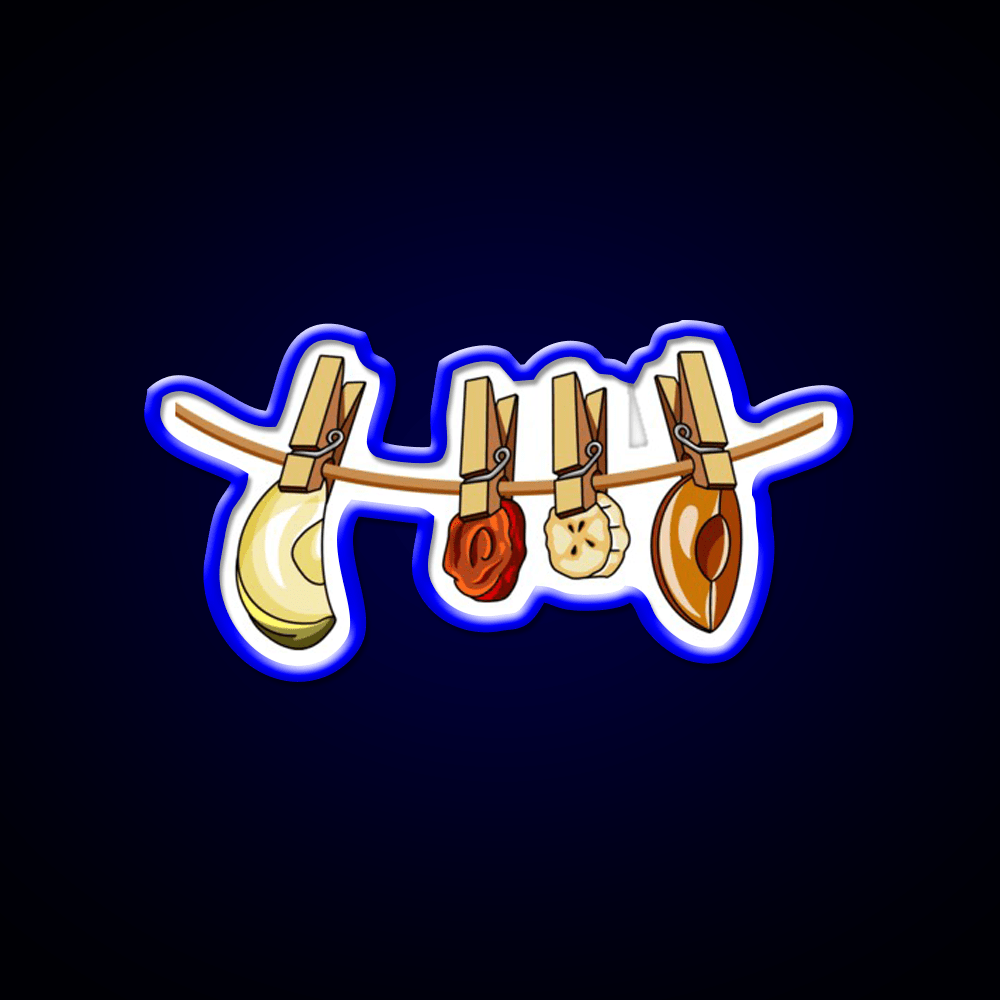 Dried Fruits Snack Food Led Neon Sign Rgb Color - Shineneon