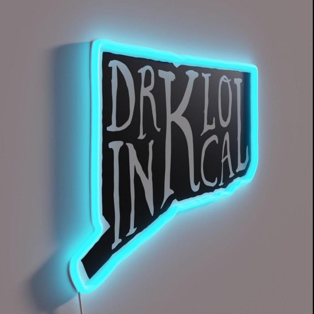 Drink Local Connecticut State Outline Craft Beer Rgb Led Neon Sign - Shineneon