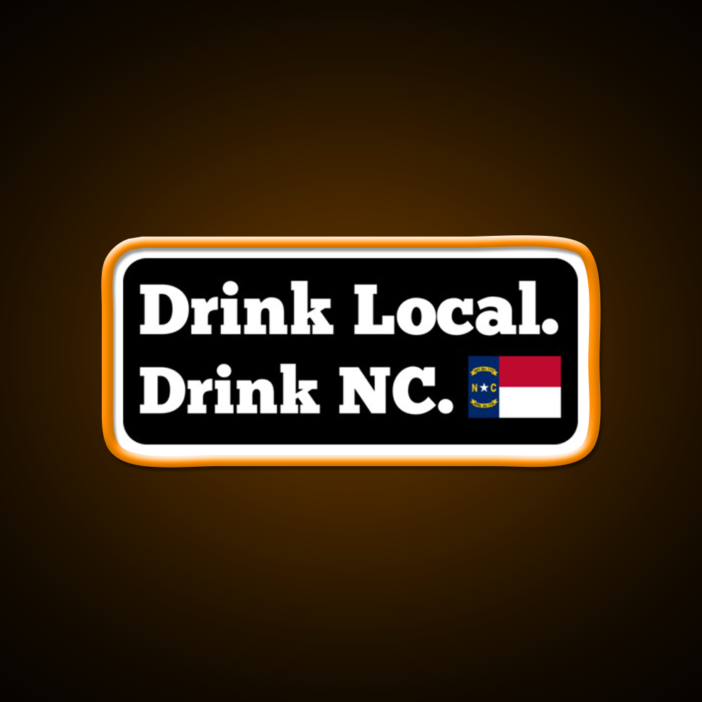 Drink Local Drink Nc Flag Beer Bar Decor Led Neon Sign Rgb Color - LED neon sign view 6