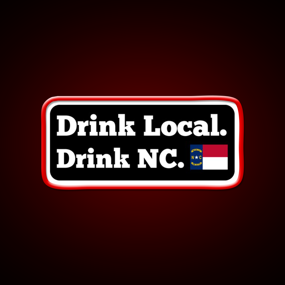 Drink Local Drink Nc Flag Beer Bar Decor Led Neon Sign Rgb Color - LED neon sign view 10