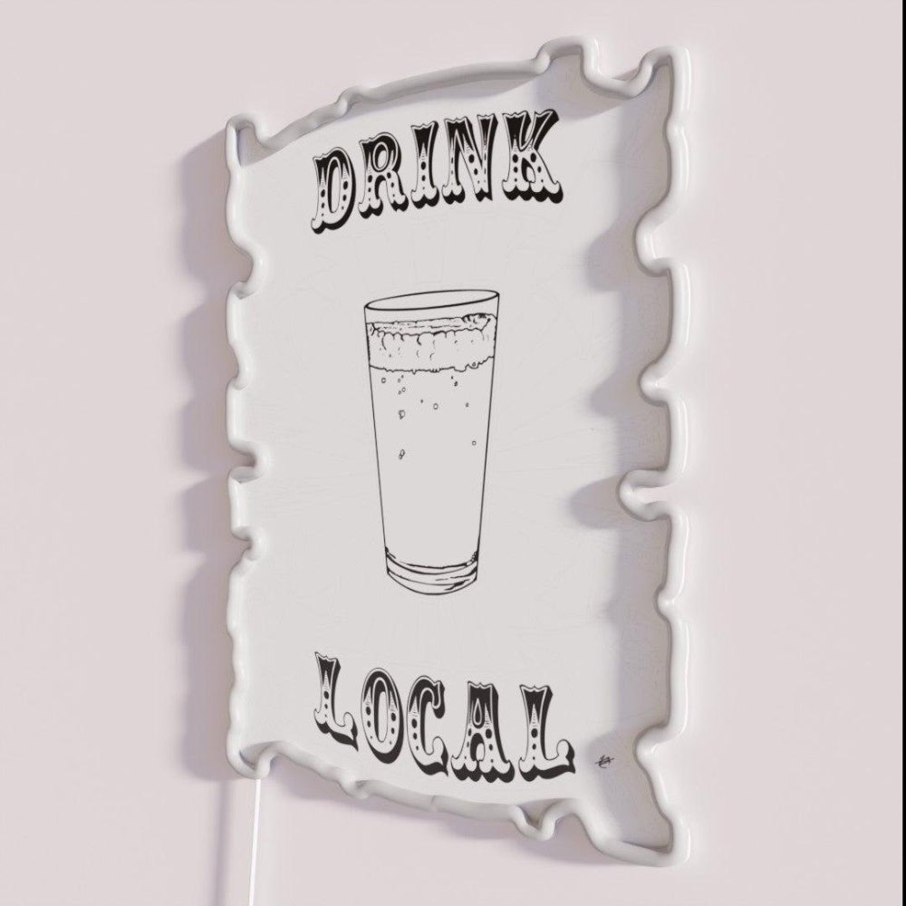 Drink Local Rgb Led Neon Sign - Shineneon