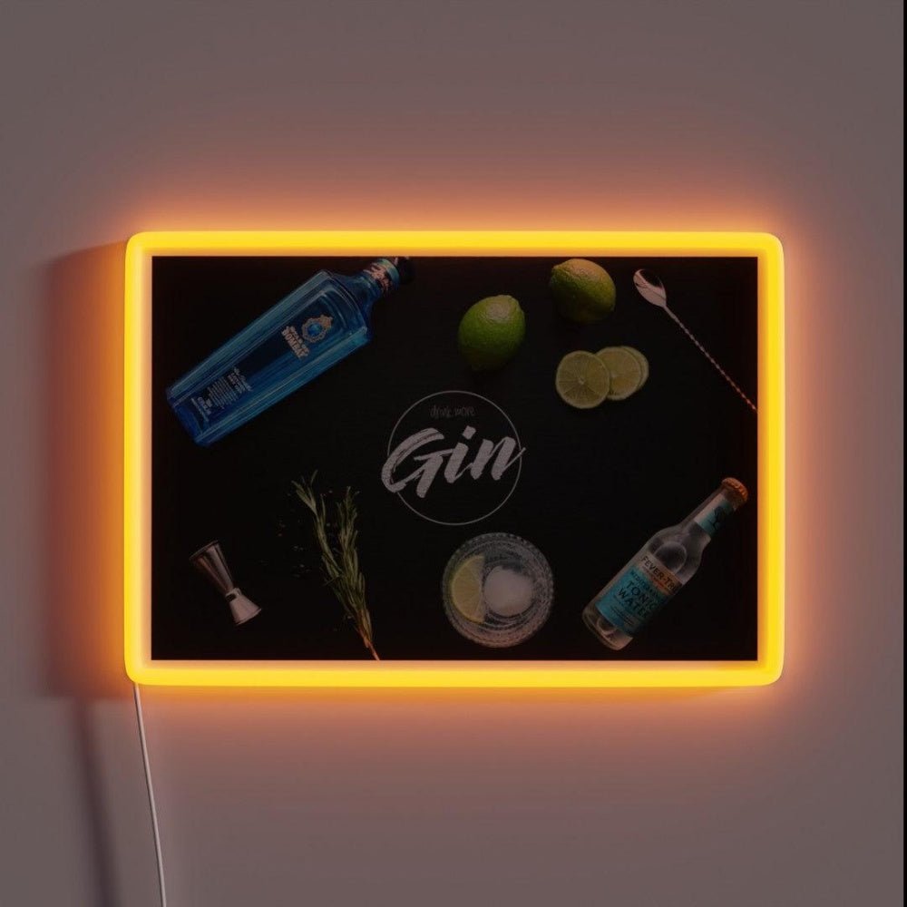 Drink More Gin Rgb Led Neon Sign - Shineneon