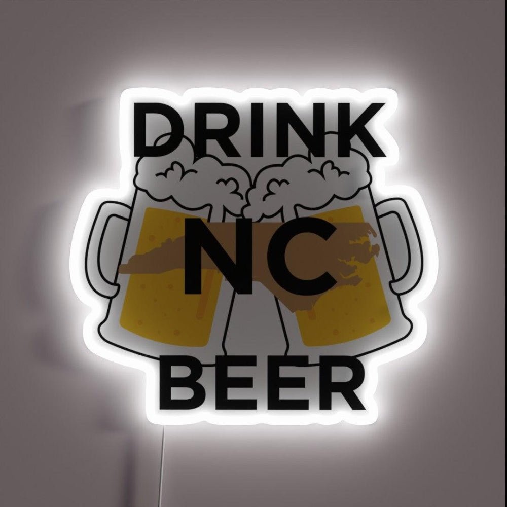 Drink Nc Beer Rgb Led Neon Sign - Shineneon