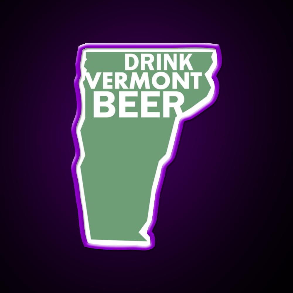 Drink Vermont Beer Bar Decor Led Neon Sign Rgb Color - LED neon sign view 9
