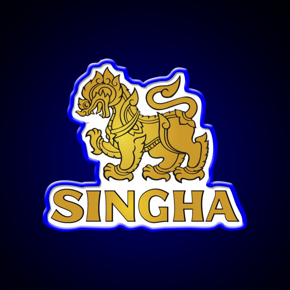 Drink Water Save The Beer And Dont Forget Singha Bar Decor Led Neon Sign Rgb Color - LED neon sign view 5