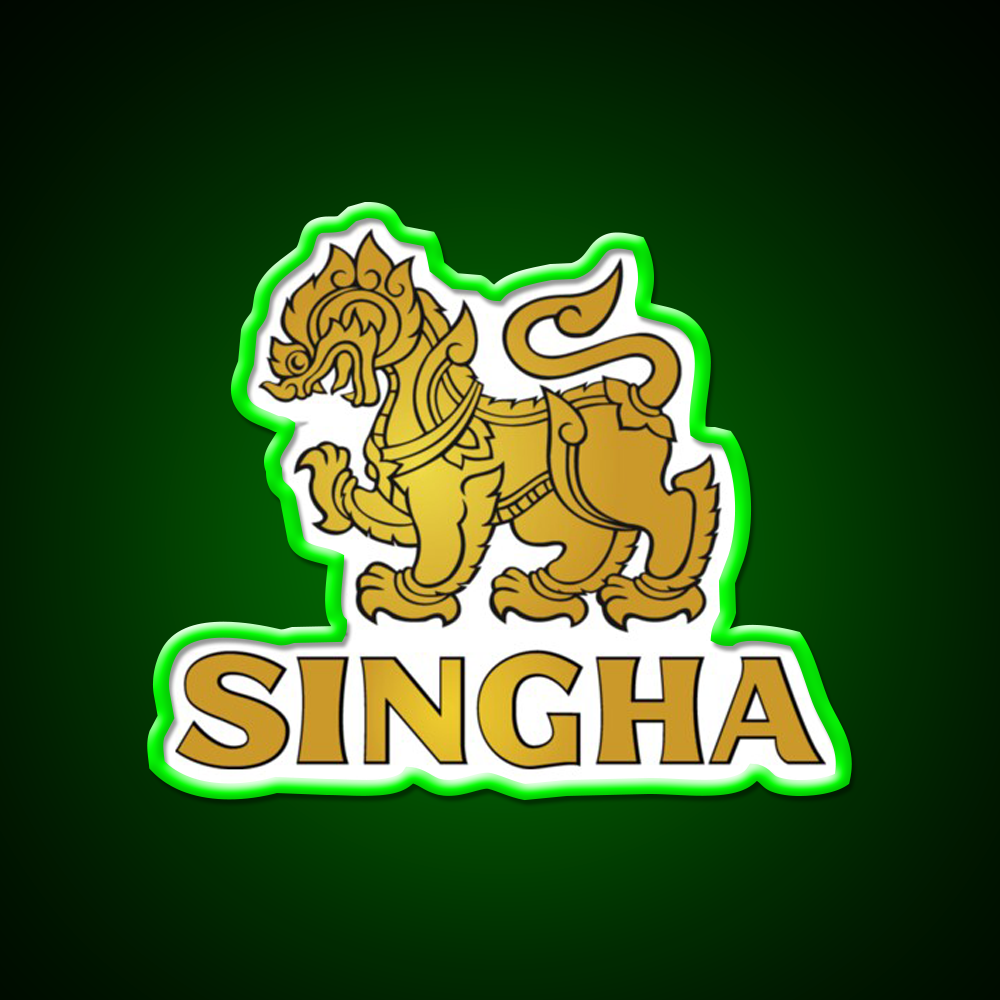 Drink Water Save The Beer And Dont Forget Singha Bar Decor Led Neon Sign Rgb Color - LED neon sign view 8