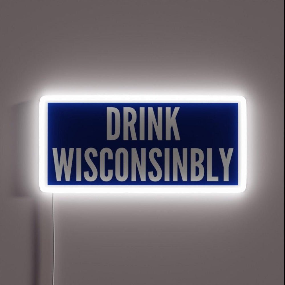 Drink Wisconsinbly Rgb Led Neon Sign - Shineneon