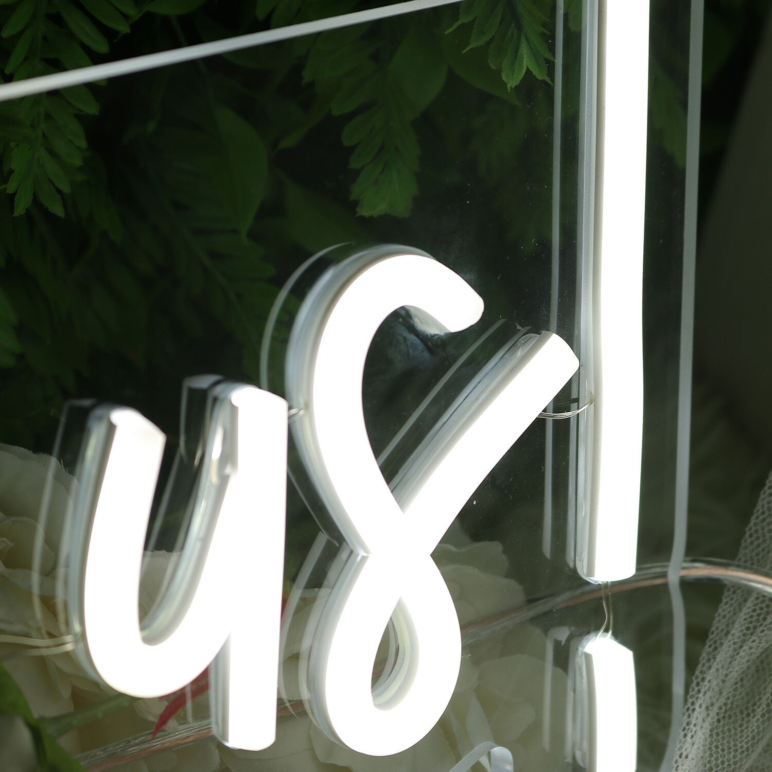 Drink With Us White Led Neon Sign - Shineneon