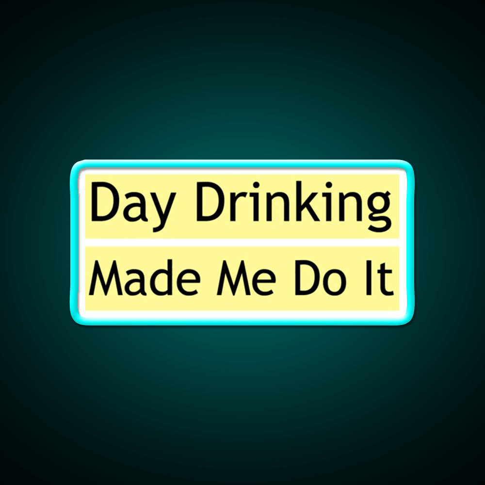 Drinking Made Me Do It Whiskey Lover Whiskey Drink Bar Led Neon Sign Rgb Color - Shineneon