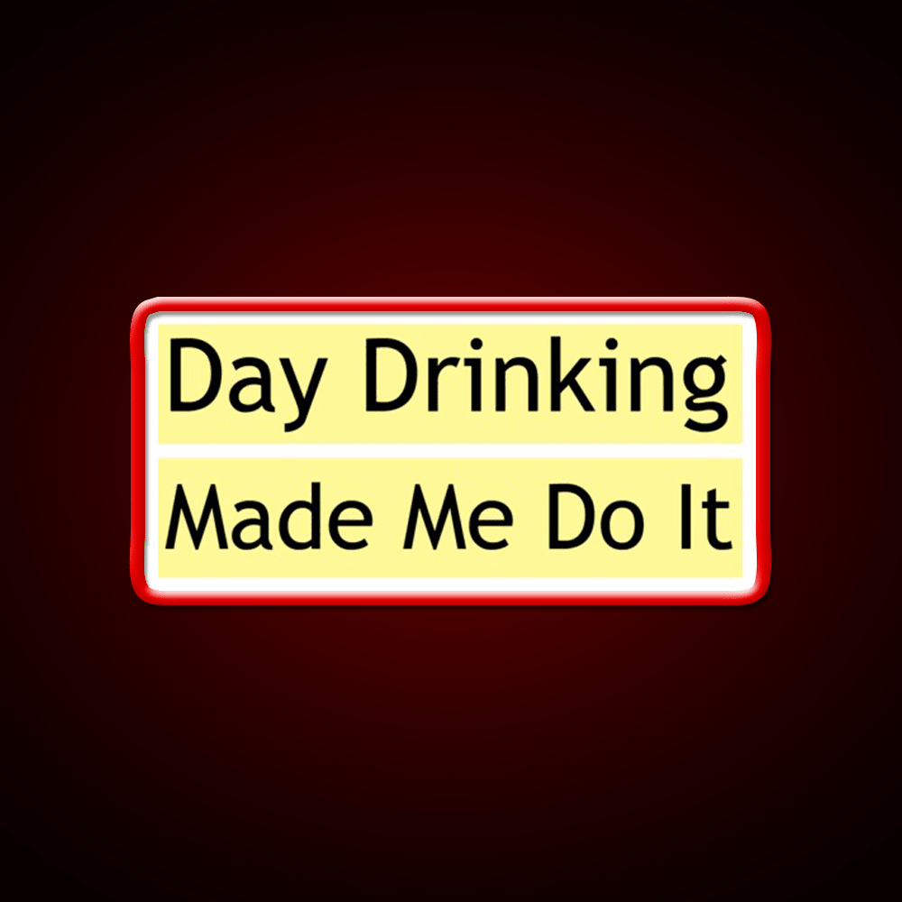 Drinking Made Me Do It Whiskey Lover Whiskey Drink Bar Led Neon Sign Rgb Color - Shineneon
