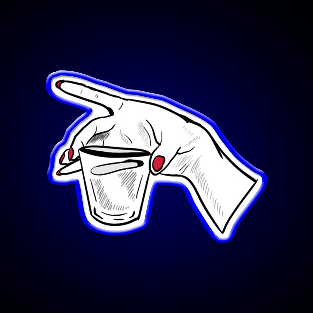 Drinking Shooters Man Cave Bar Led Neon Sign Rgb Color