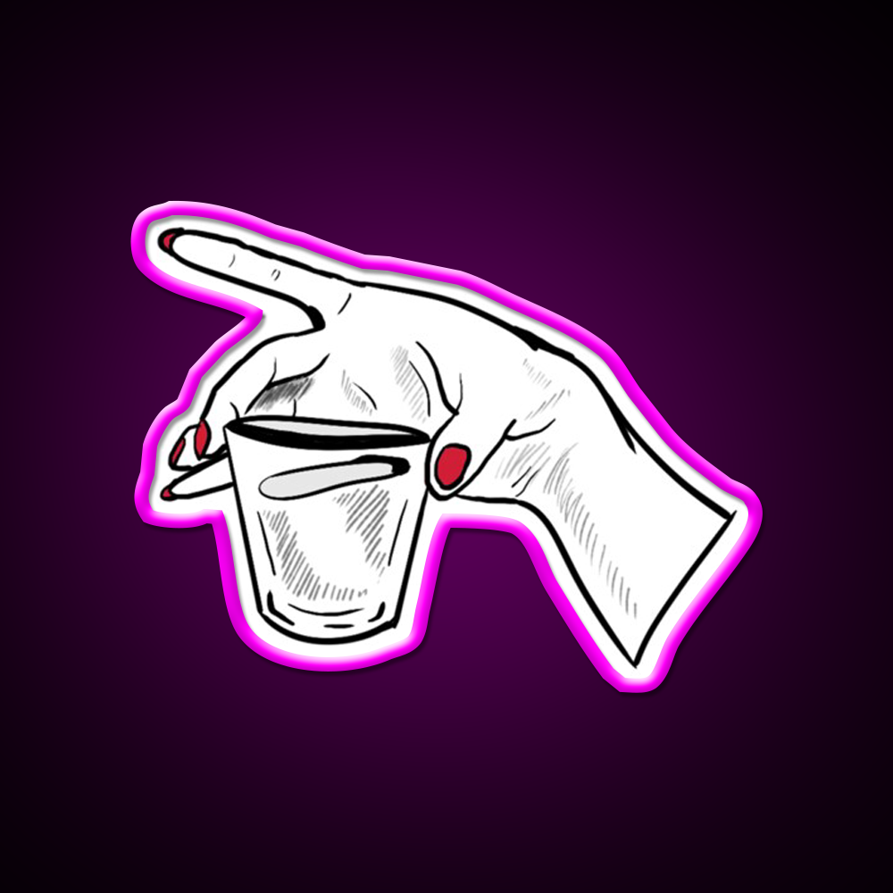 Drinking Shooters Man Cave Bar Led Neon Sign Rgb Color