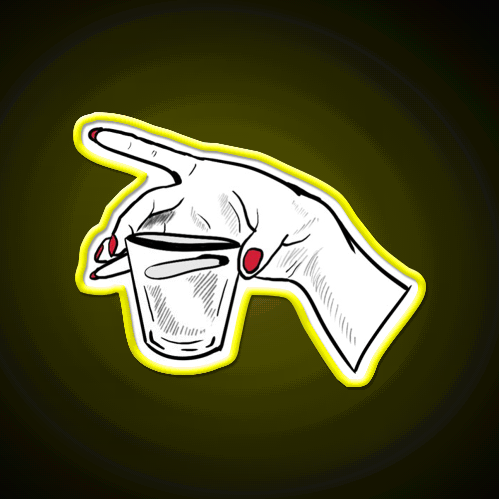 Drinking Shooters Man Cave Bar Led Neon Sign Rgb Color