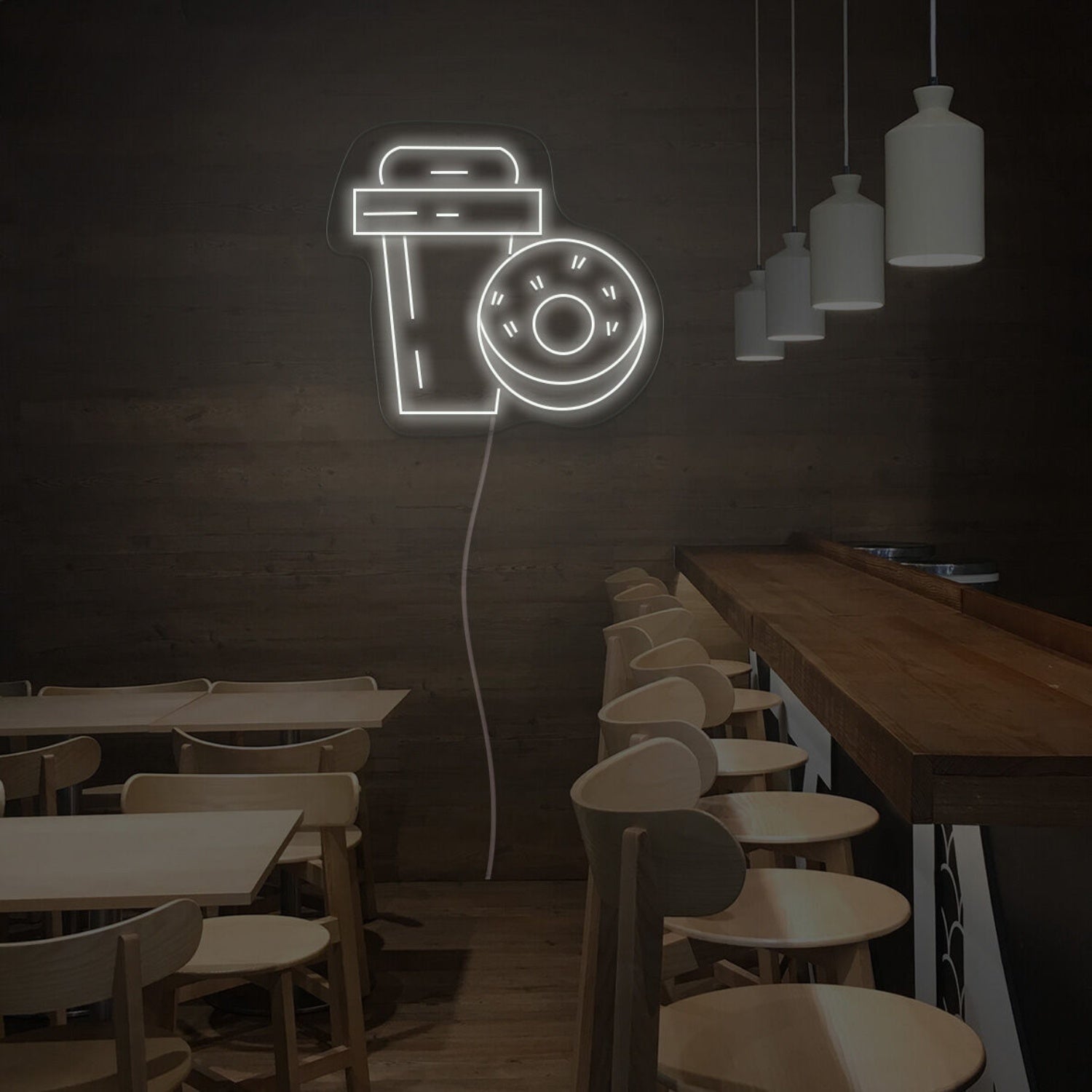 Drinks And Dounts Led Neon Sign | Shineneon