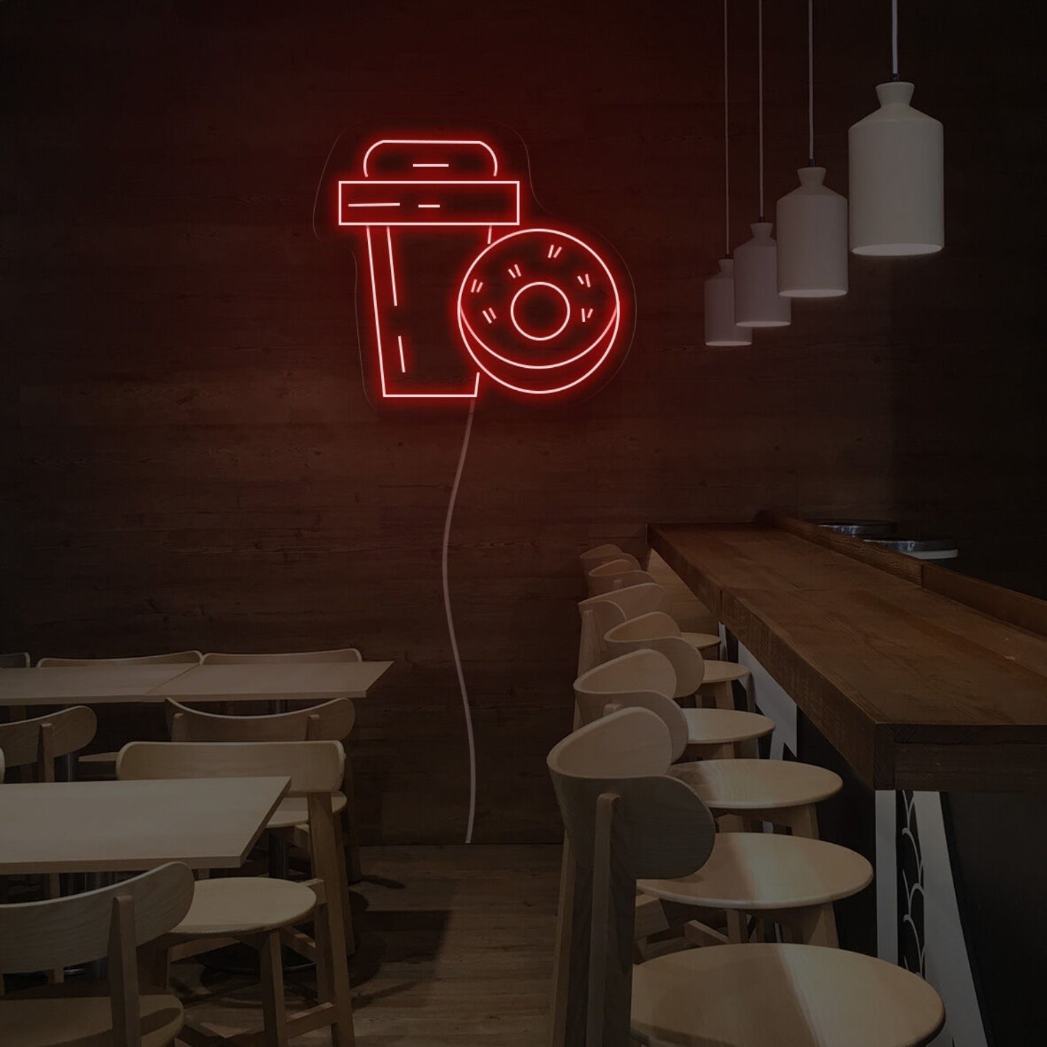 Drinks And Dounts Led Neon Sign | Shineneon