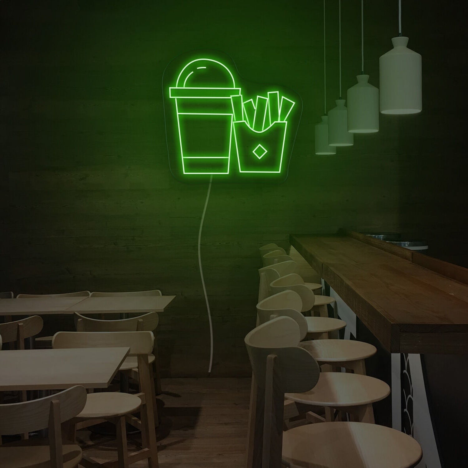 Drinks And Frenchfried Led Neon Sign | Shineneon