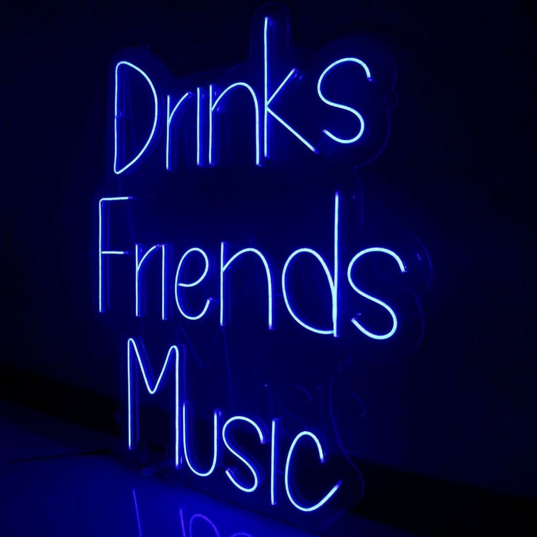 Drinks Friends Music Led Sign Business Neon Sign - Shineneon