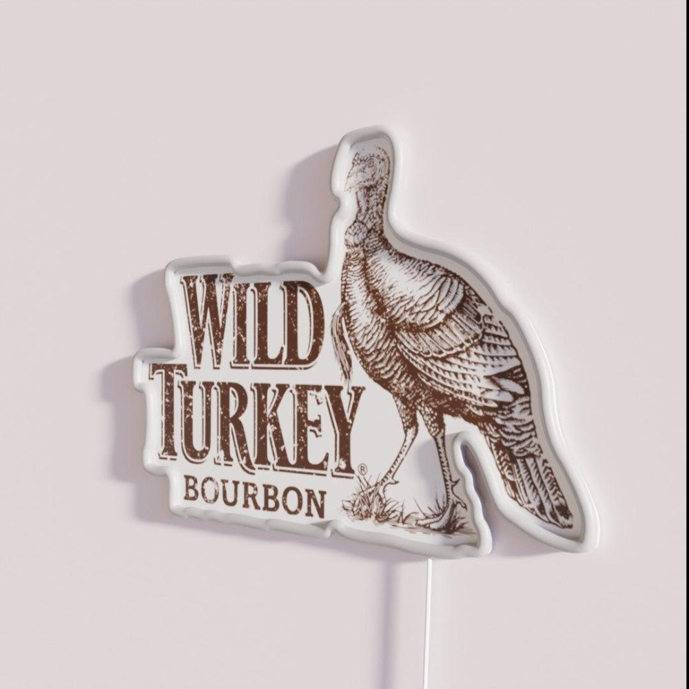 Drinks Wild Turkey Bourbon Rgb Led Neon Sign