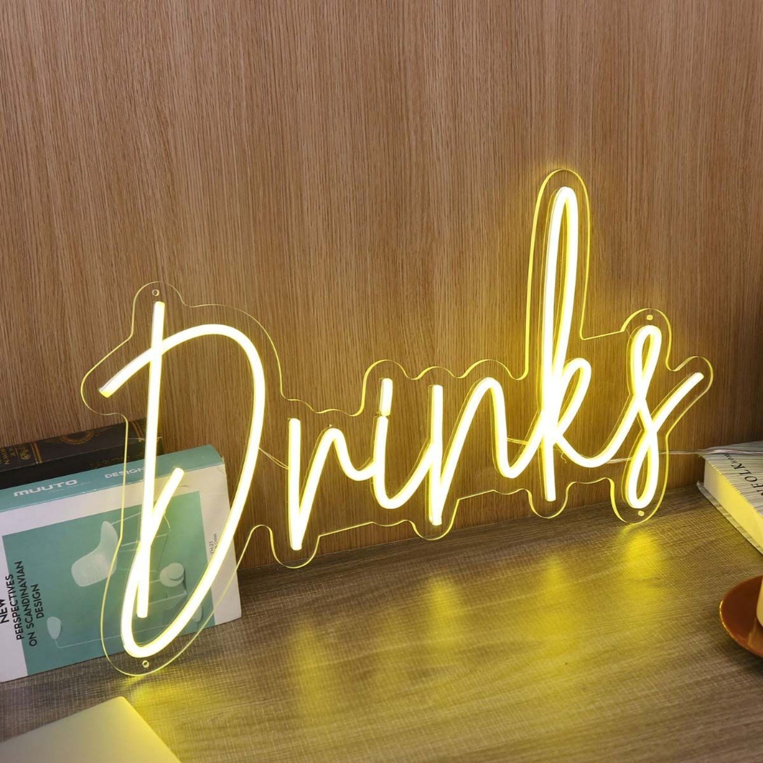 Drinks Yellow Led Neon Sign - Shineneon