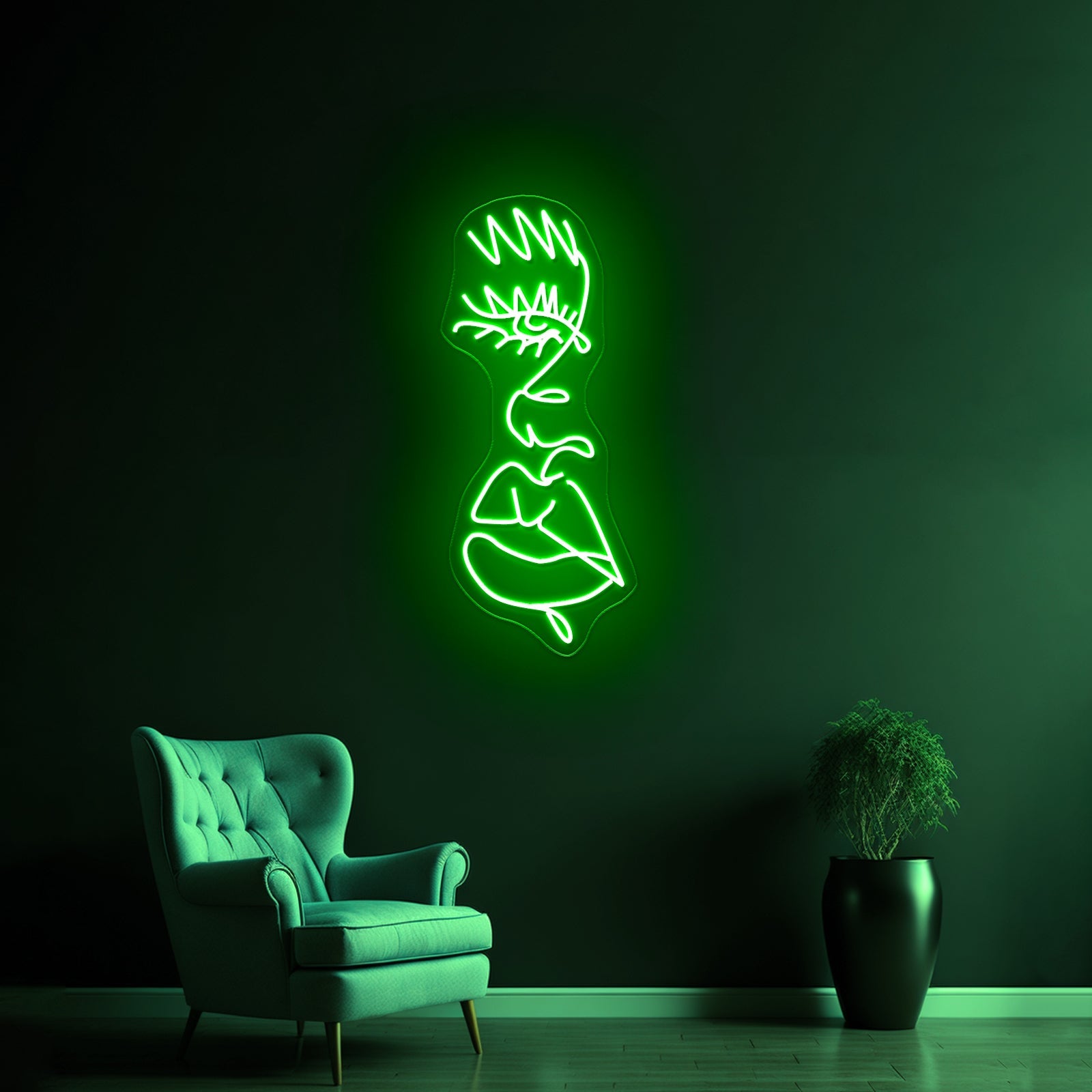 Drip Face Modern Aesthetic Neon Signs - Shineneon