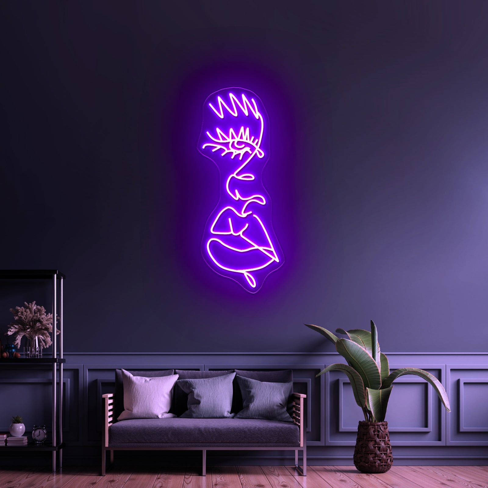 Drip Face Modern Aesthetic Neon Signs