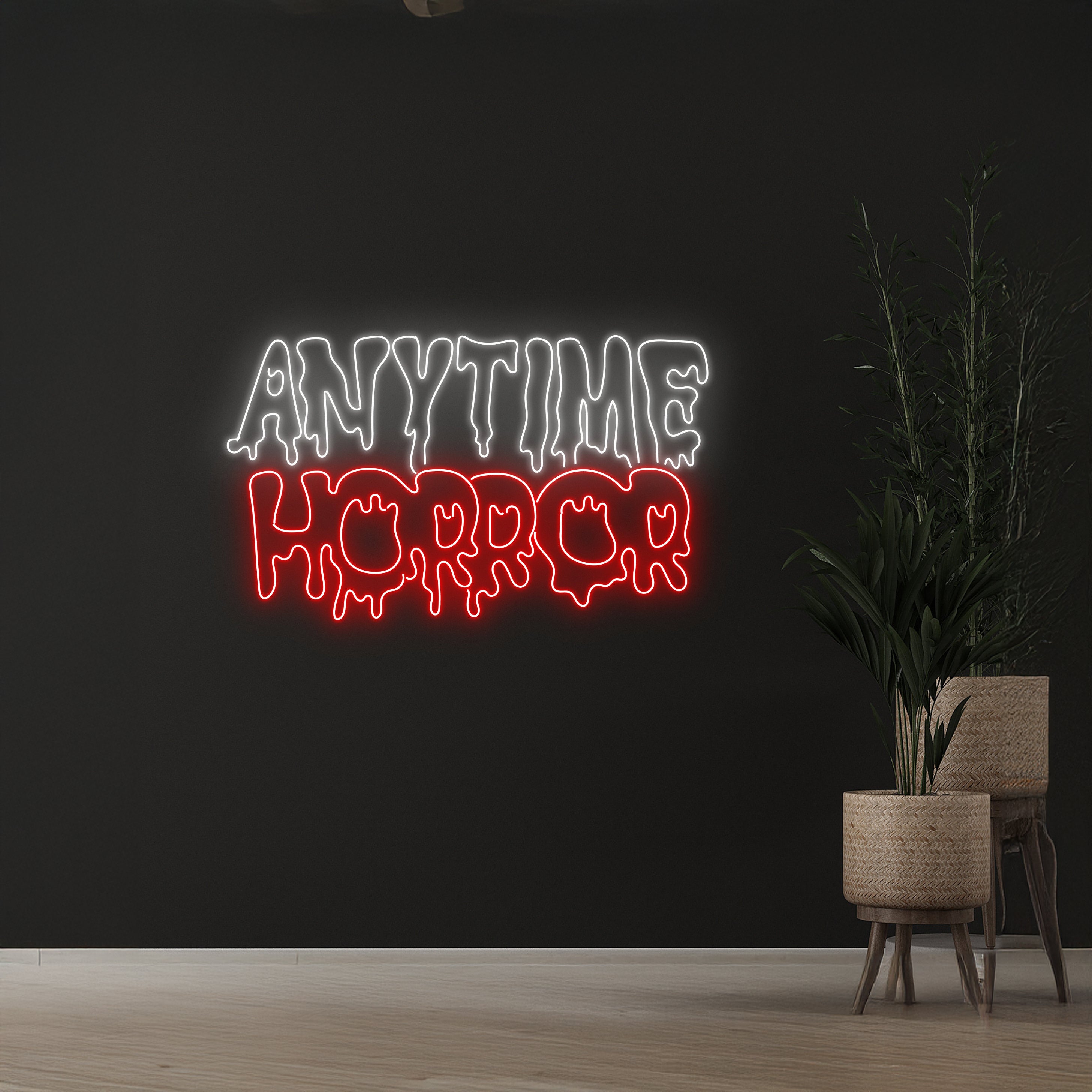 Dripping Anytime Horror Halloween Neon Sign | Shineneon