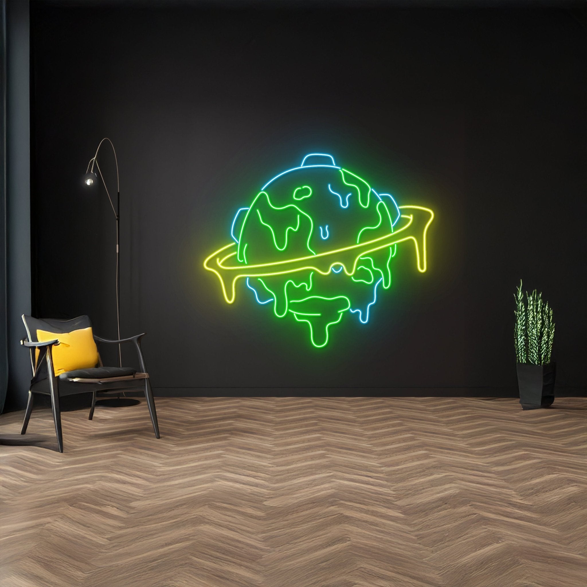 Dripping Earth Neon Sign - Shineneon