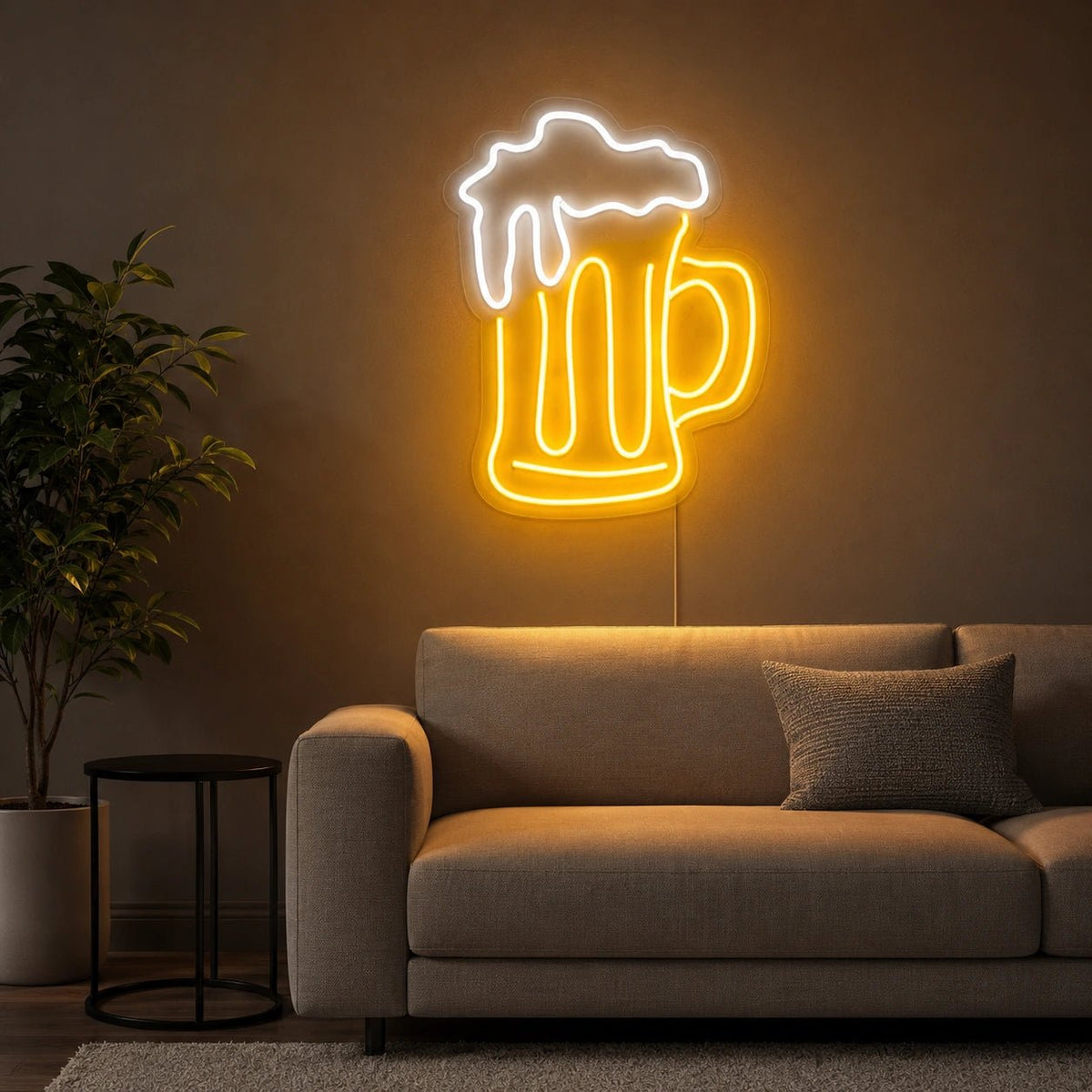 Dripping Foam Beer Mug LED Neon Sign - Shineneon