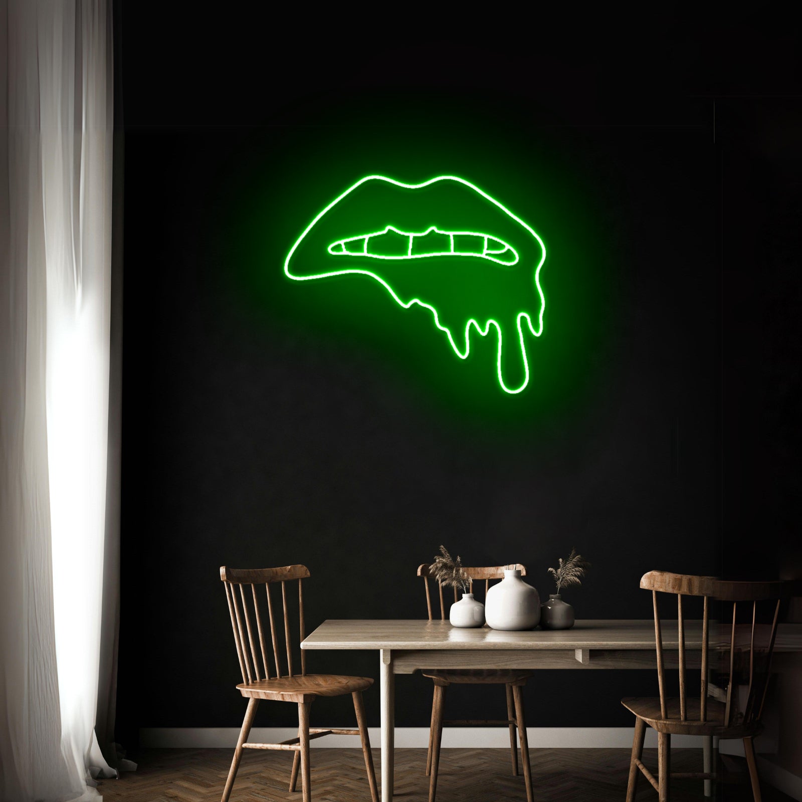 Dripping Lips Sexy Wall Decor Led Neon Sign
