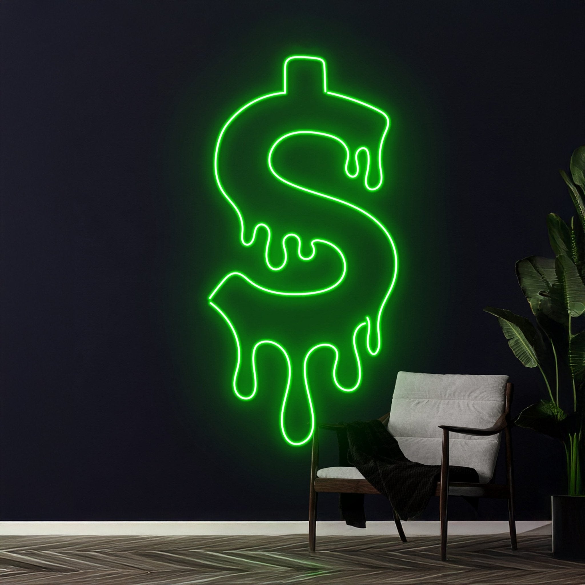 Dripping Money Dollar Neon Light - Shineneon