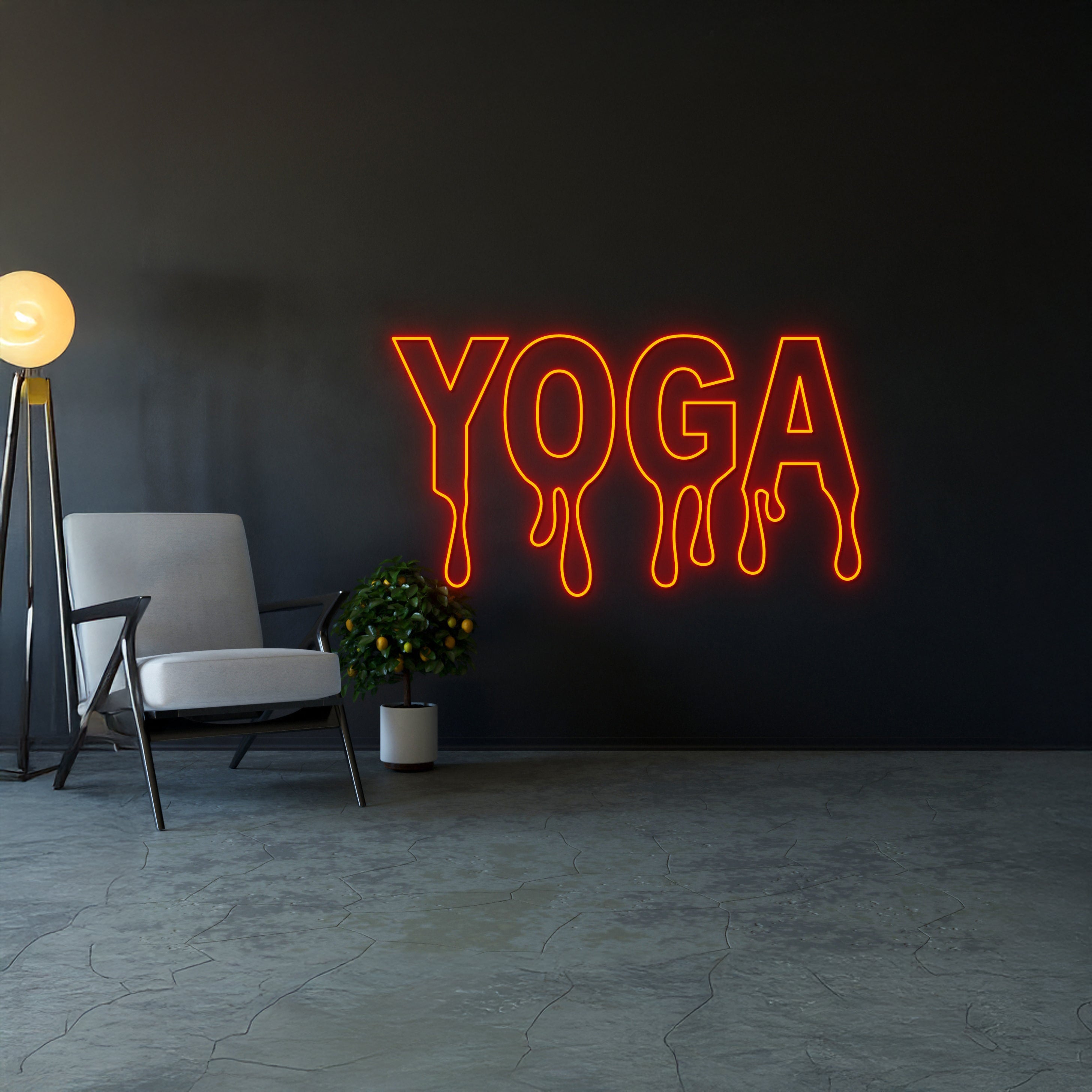 Dripping Yoga Neon Signs | Shineneon