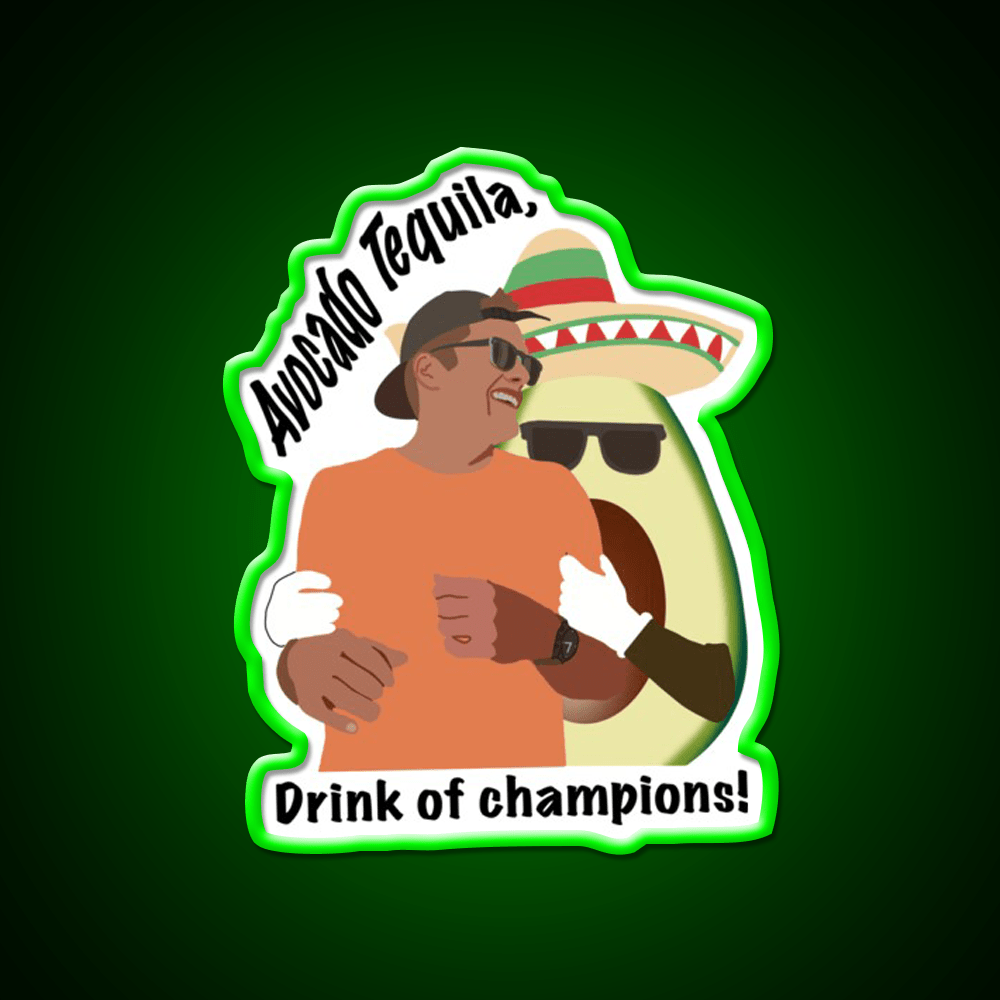 Drunk Brady Party Drink Tequila Led Neon Sign Rgb Color - Shineneon