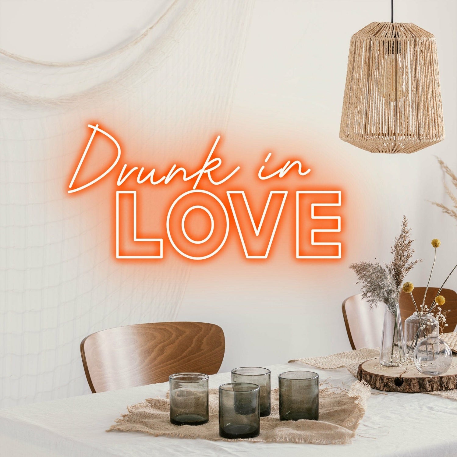 Drunk In Love Celebratory Neon For Wedded Bliss | Shineneon