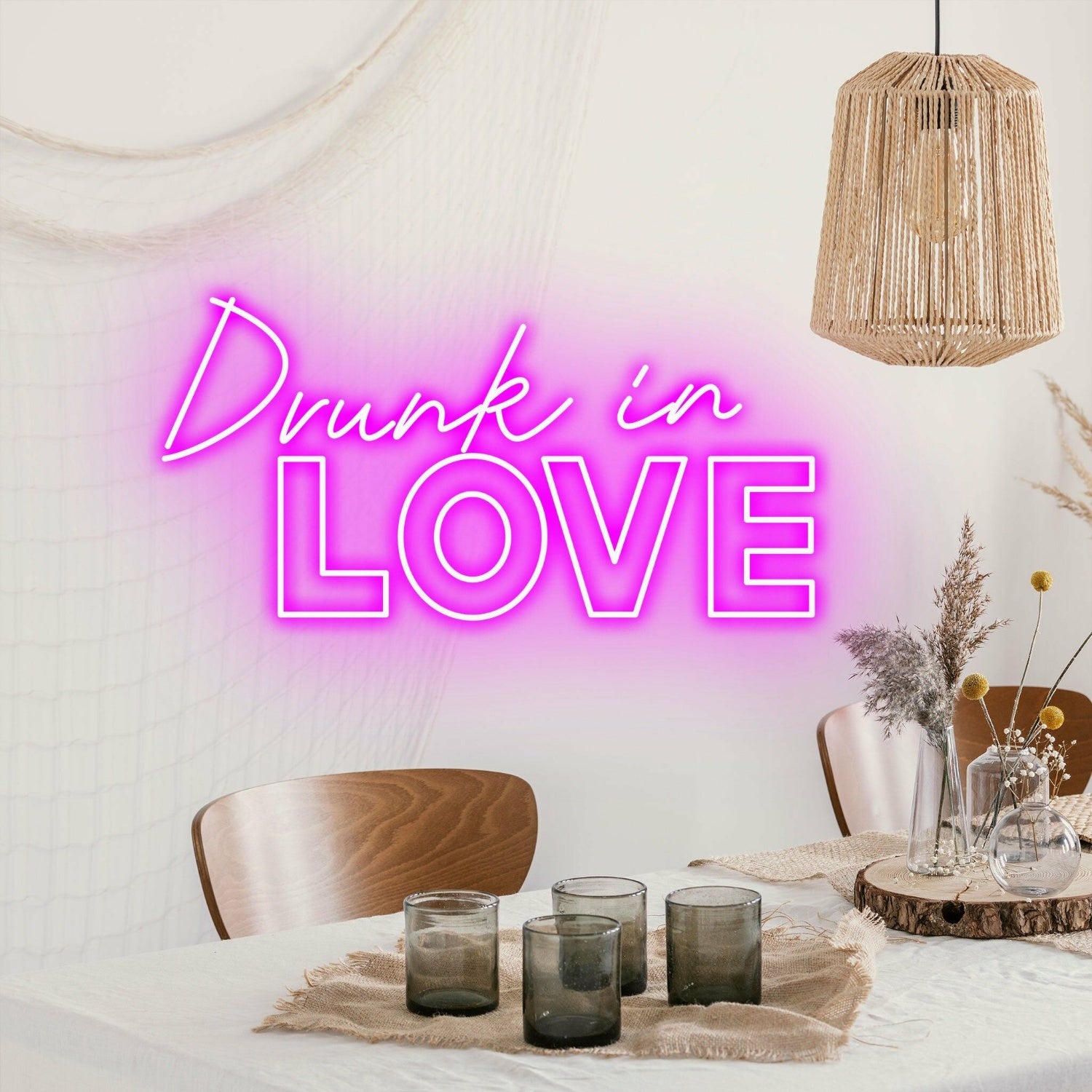 Drunk In Love Celebratory Neon For Wedded Bliss | Shineneon