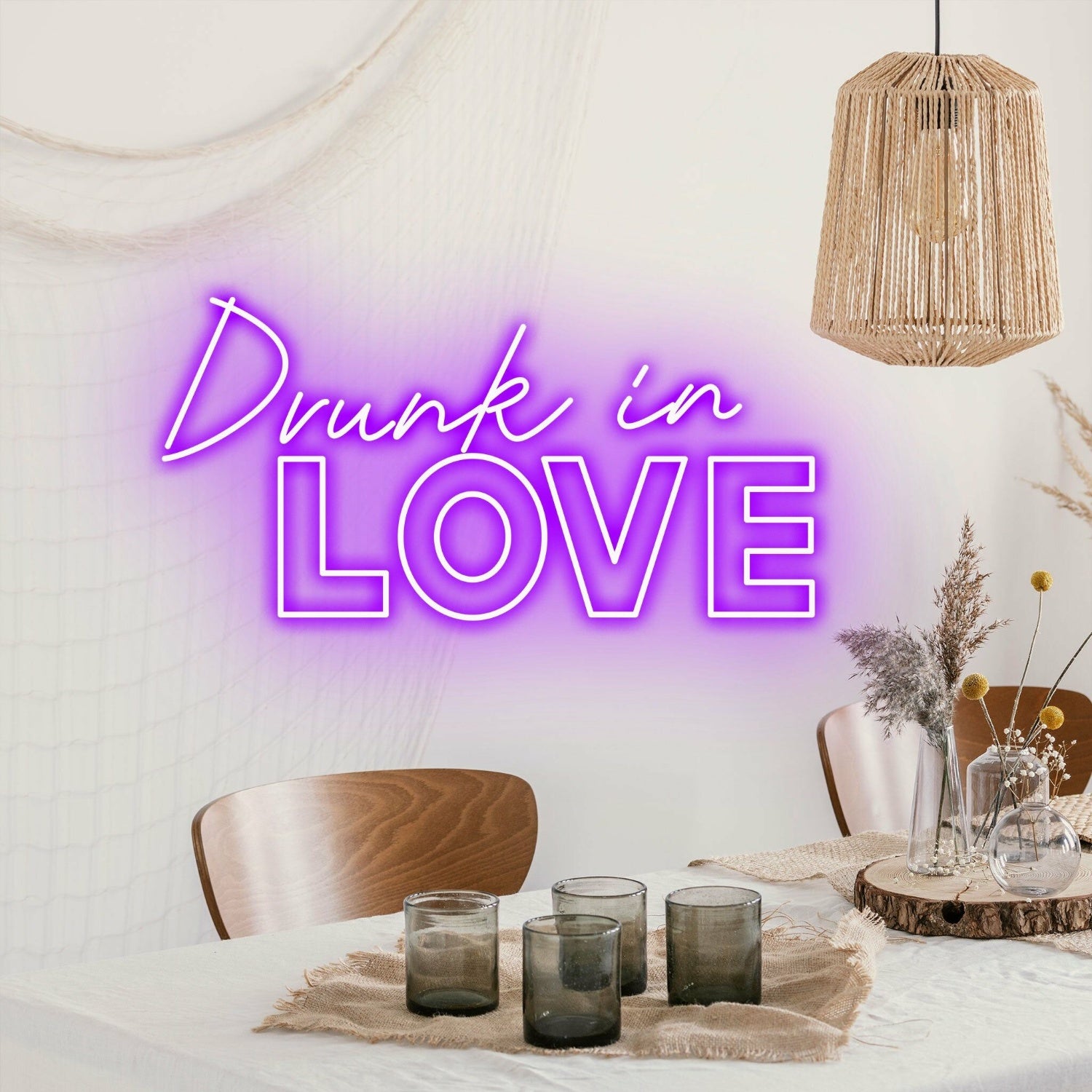 Drunk In Love Celebratory Neon For Wedded Bliss | Shineneon