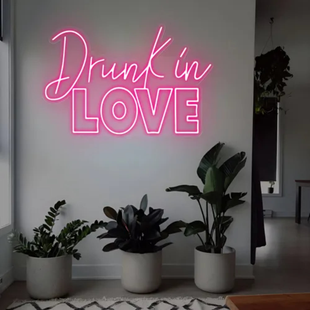 Drunk In Love Led Neon Sign | Shineneon