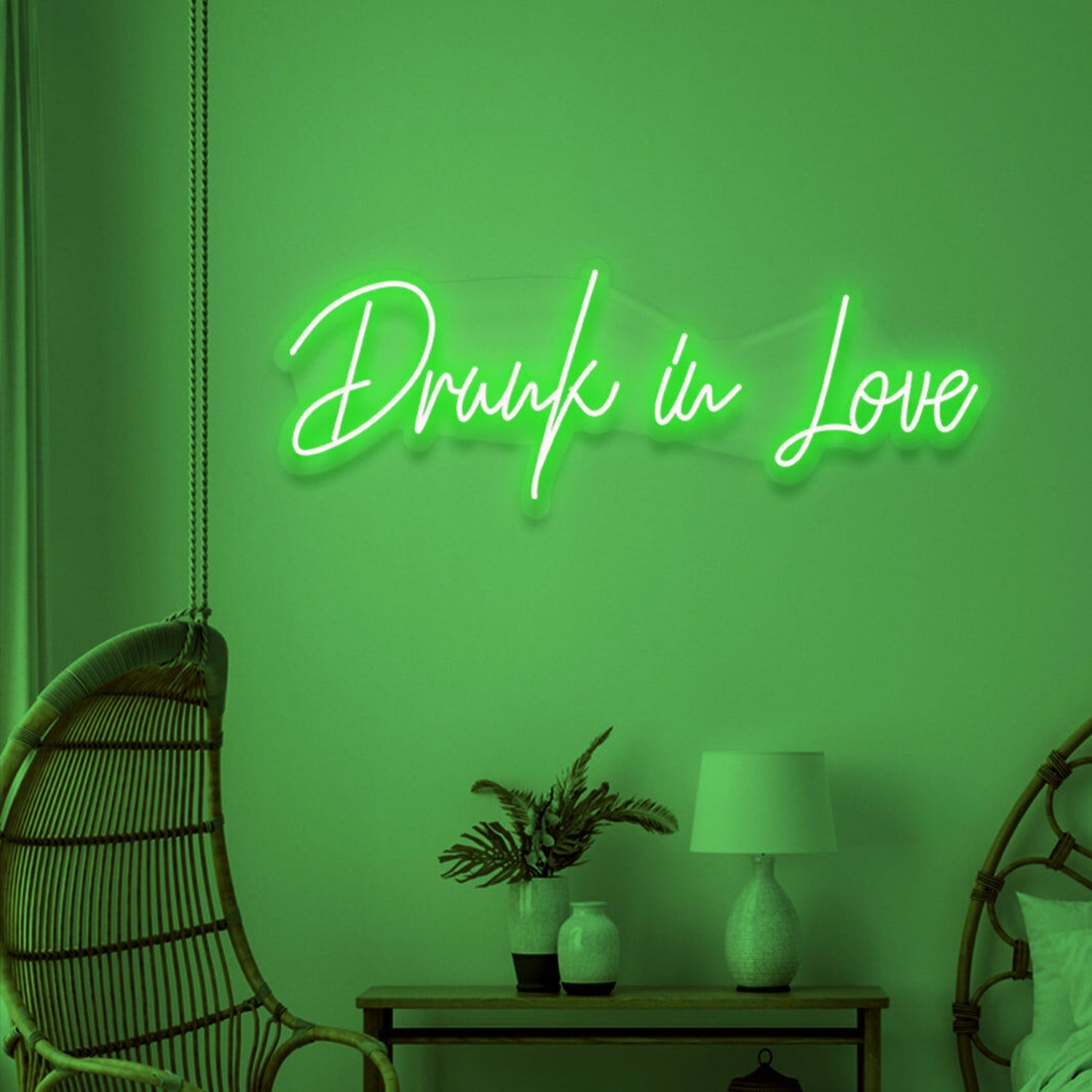 Drunk In Love Neon Celebration Of Intoxicating Romance | Shineneon