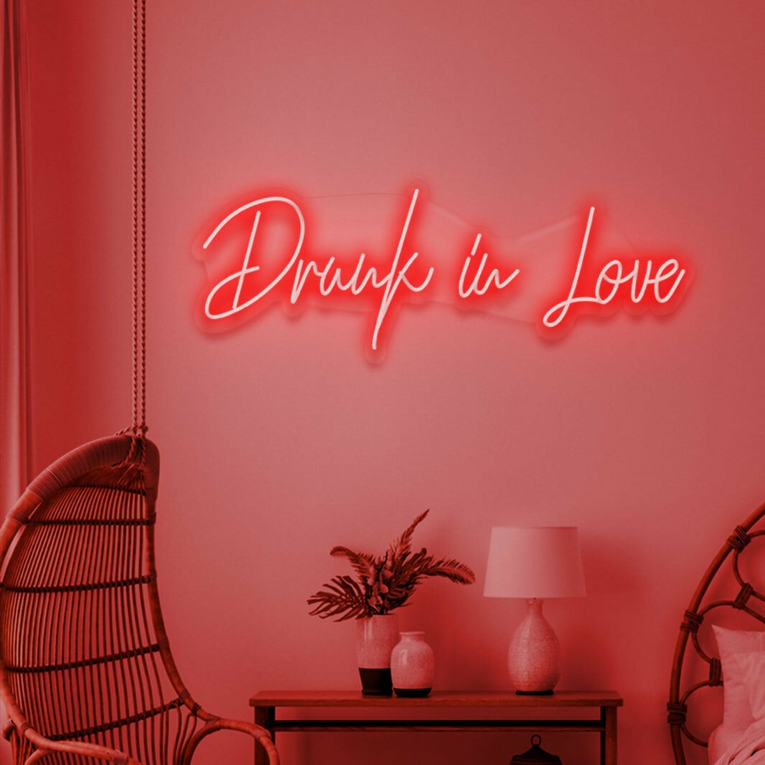 Drunk In Love Neon Celebration Of Intoxicating Romance | Shineneon