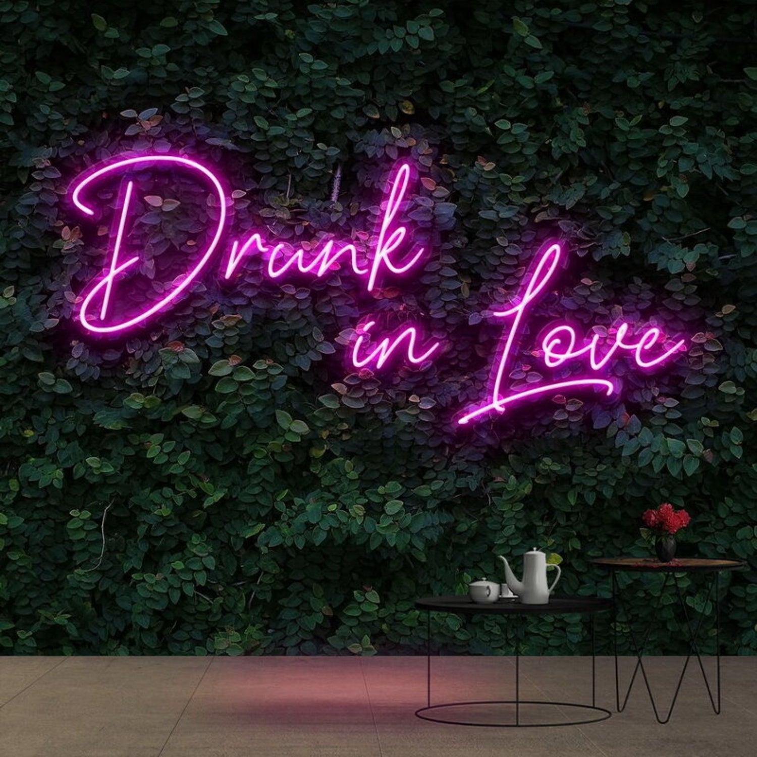 Drunk In Love Neon Sign For Romantic And Fun Spaces | Shineneon
