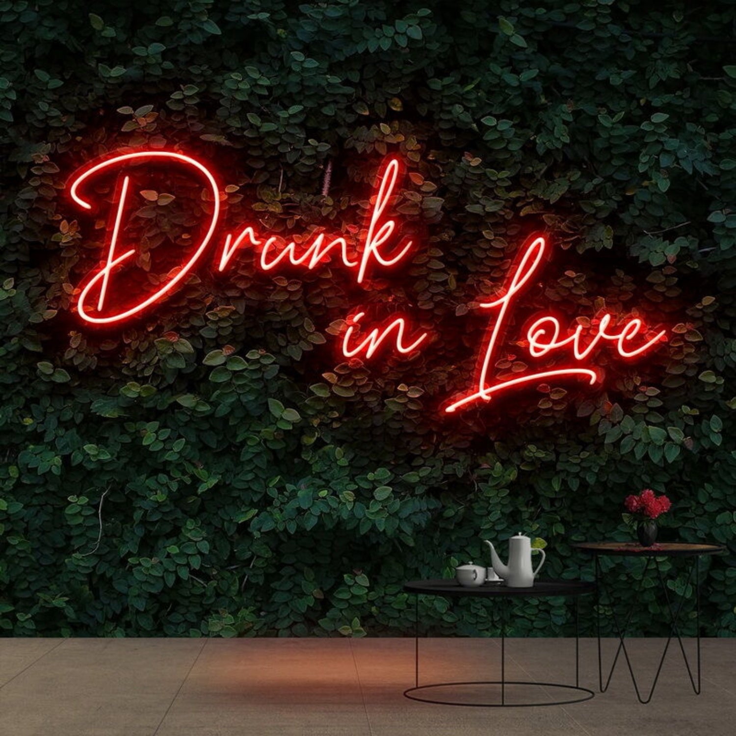 Drunk In Love Neon Sign For Romantic And Fun Spaces | Shineneon