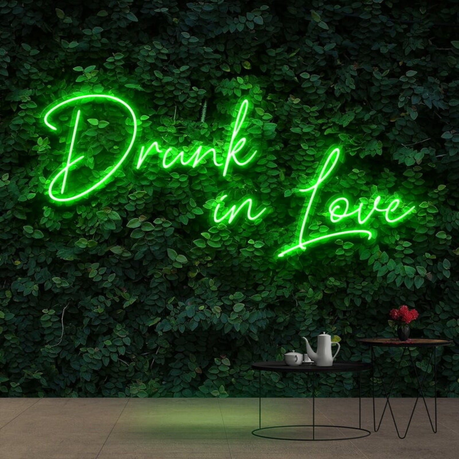 Drunk In Love Neon Sign For Romantic And Fun Spaces | Shineneon