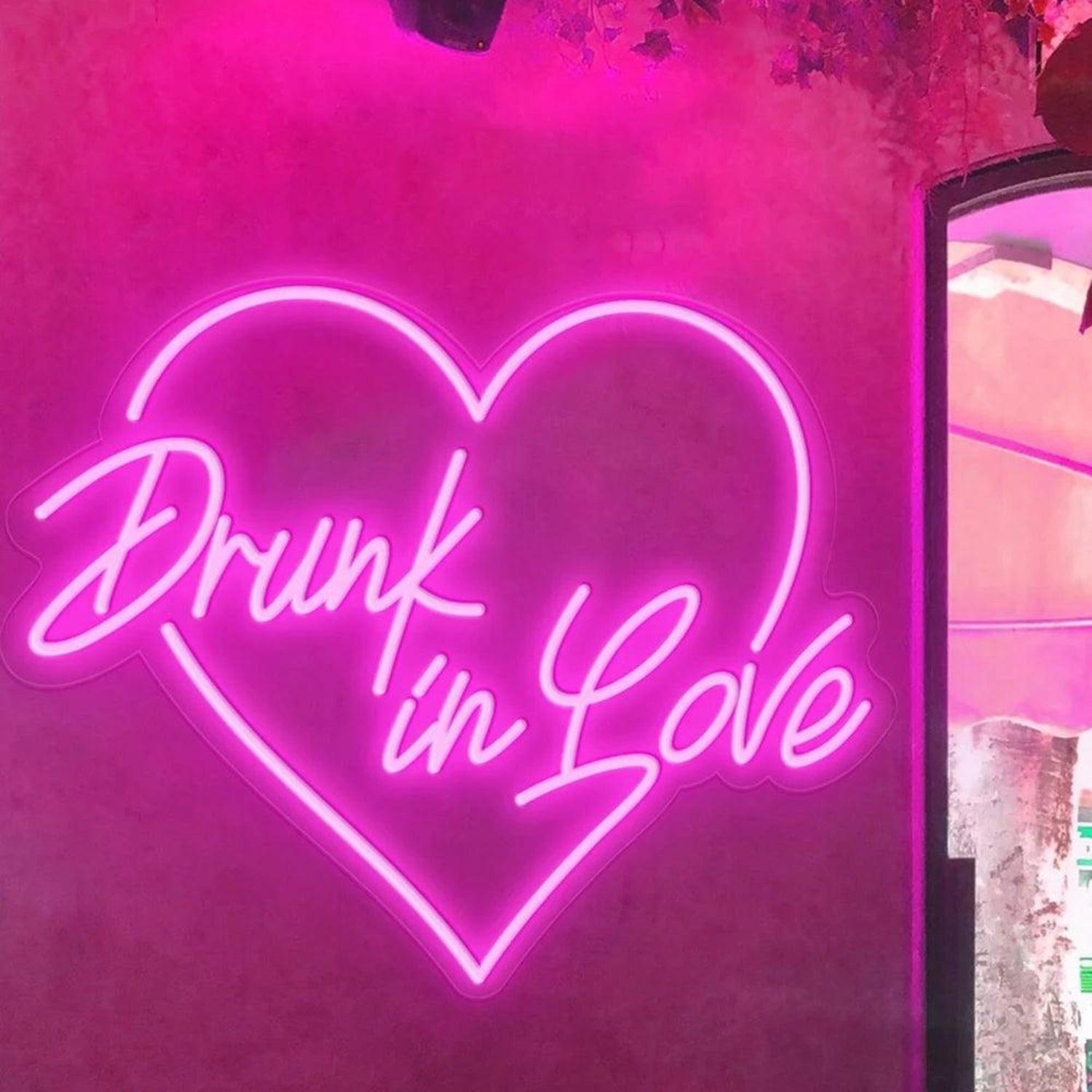 Drunk In Love Pink Led Neon Sign Romantic Bedroom Or Bar Decor | Shineneon