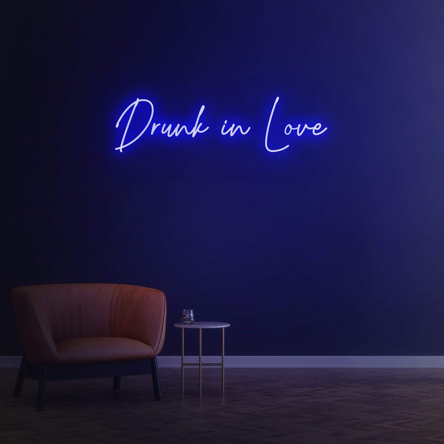 Drunk In Love Script Led Neon Sign Romantic Indoor Home Bar Cafe | Shineneon